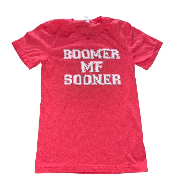 NCAA Other - Oklahoma Sooners Game Day T-Shirt: “Boomer Sooner” Adult Small: March Madness